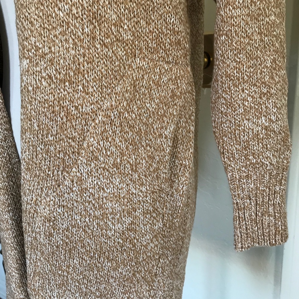 Marled camel knit cardigan - Picture 6 of 7